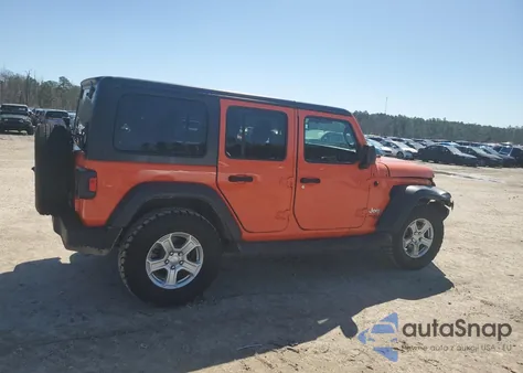 2019 Jeep Wrangler Unlimited Sport из США, поврежденный, VIN 1C4HJXDG0KW539086